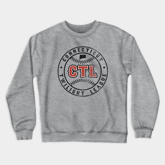 black CTL watermark Crewneck Sweatshirt by CTLBaseball